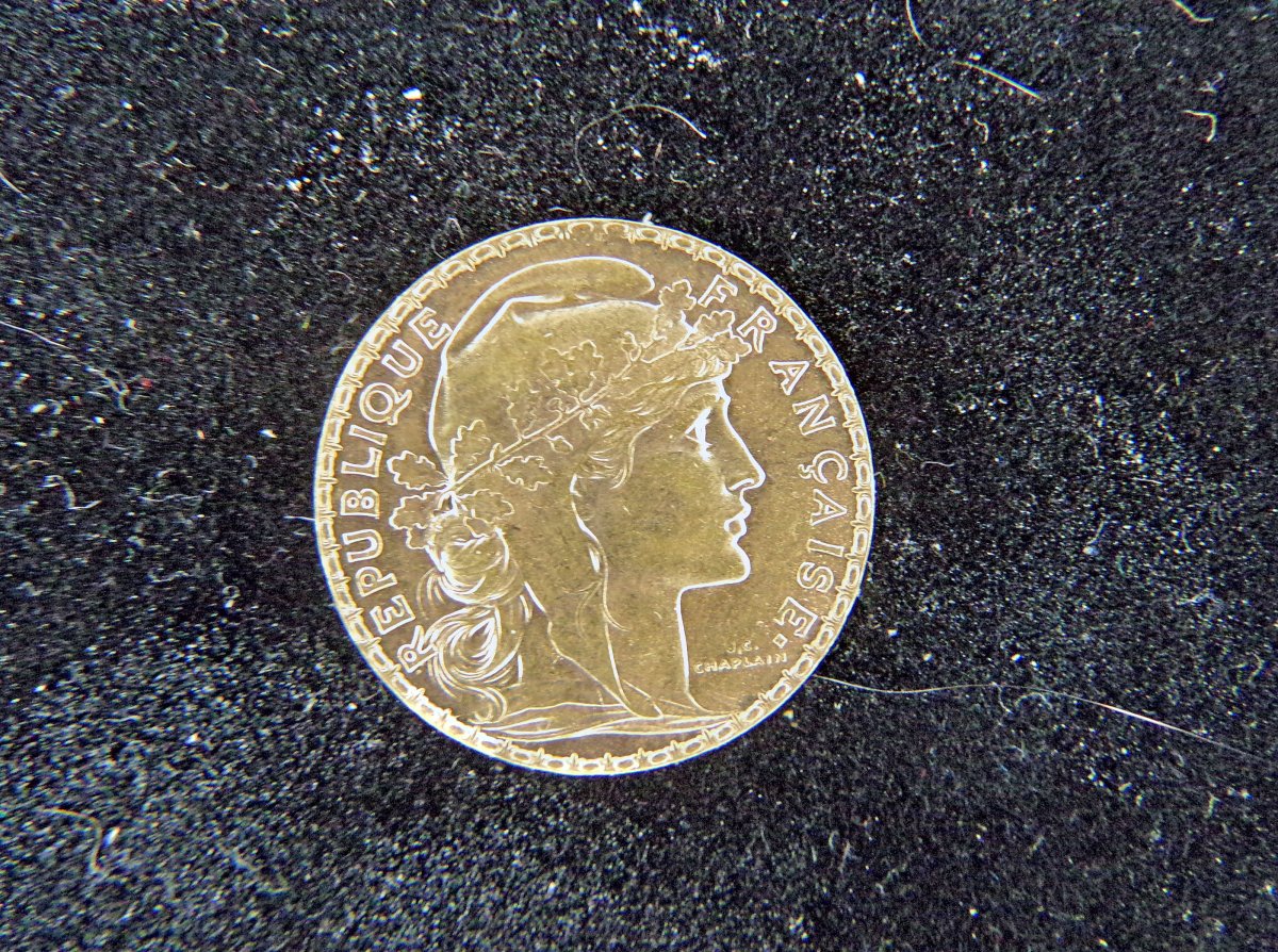 20 francs or coq spl++ 1911 (verso)