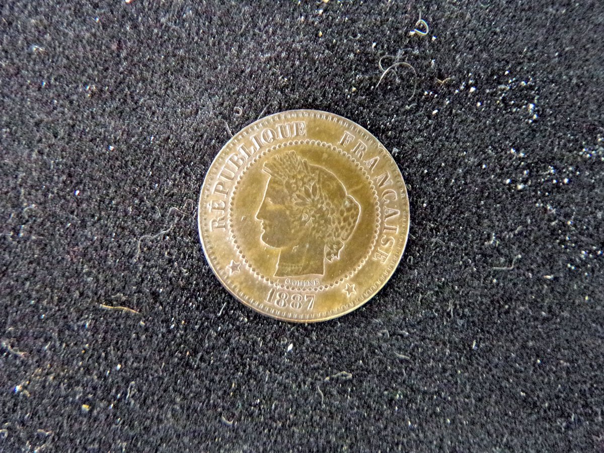 2 cenimes ceres 1887 fdc