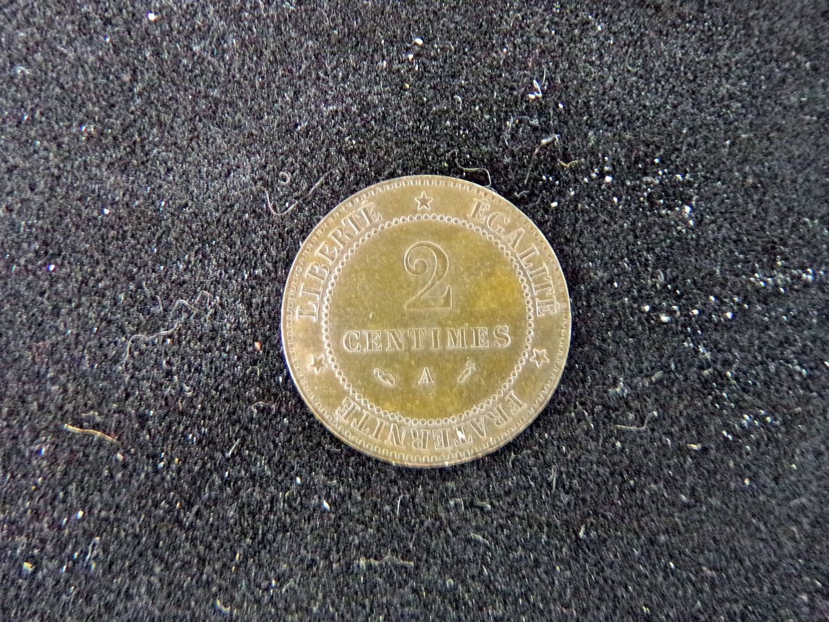 2 cenimes ceres 1887 fdc (verso)